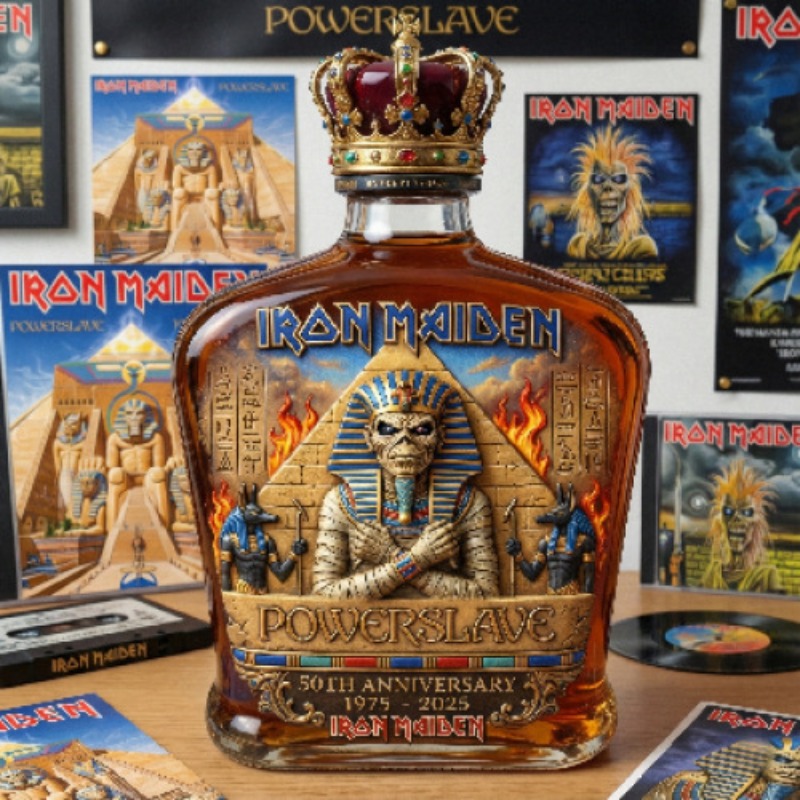 Vintage Collectible Liquor Bottles - Vintage Rock-Themen Mumien-Skulptur Likörflasche, Kreative Glas-Dekanter