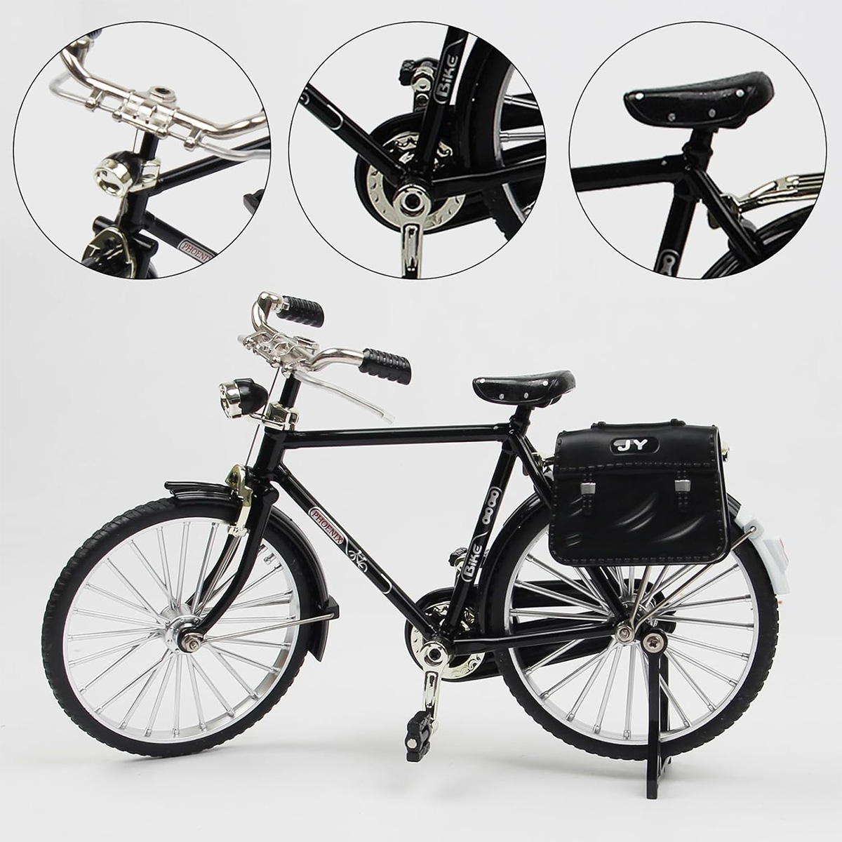 Vintage Collectible Toys - Retro-Fahrradmodell aus Legierung, Vintage-Klassiker als Schreibtisch-Dekoration