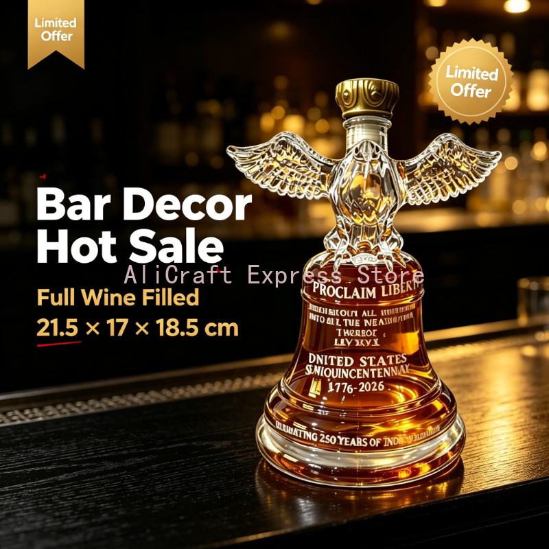 250. Unabhängigkeitstag Adler- – Vintage Collectible Liquor Bottles Bewertung und Preis