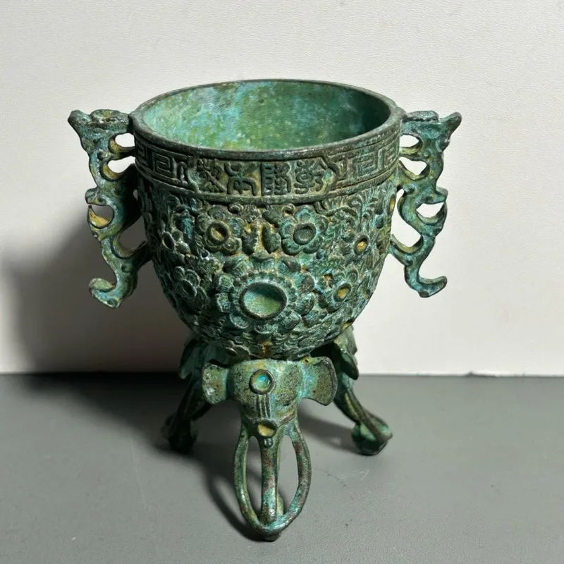 Antiker Bronze-Ritualbecher mi – Collectible Vintage Wine Bewertung und Preis