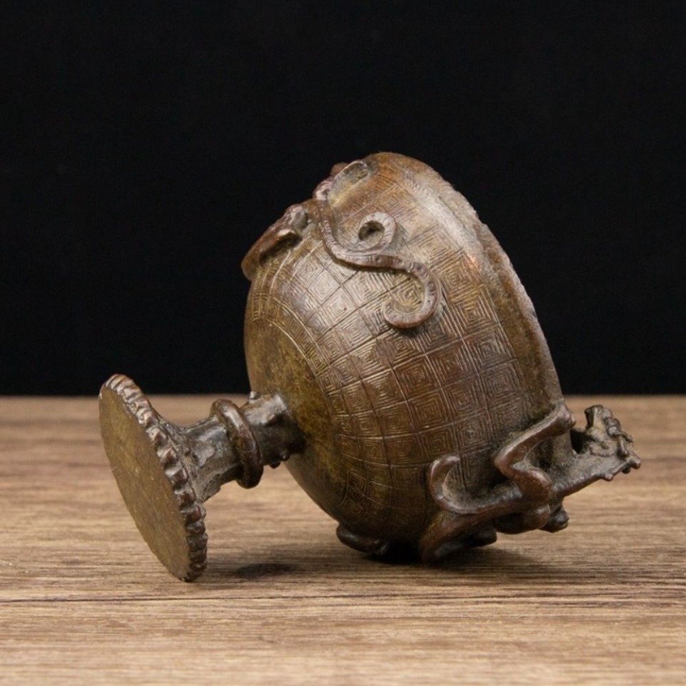 Antik-Stil Doppeldrachen-Beche – Vintage Collectible Ornaments Bewertung und Preis