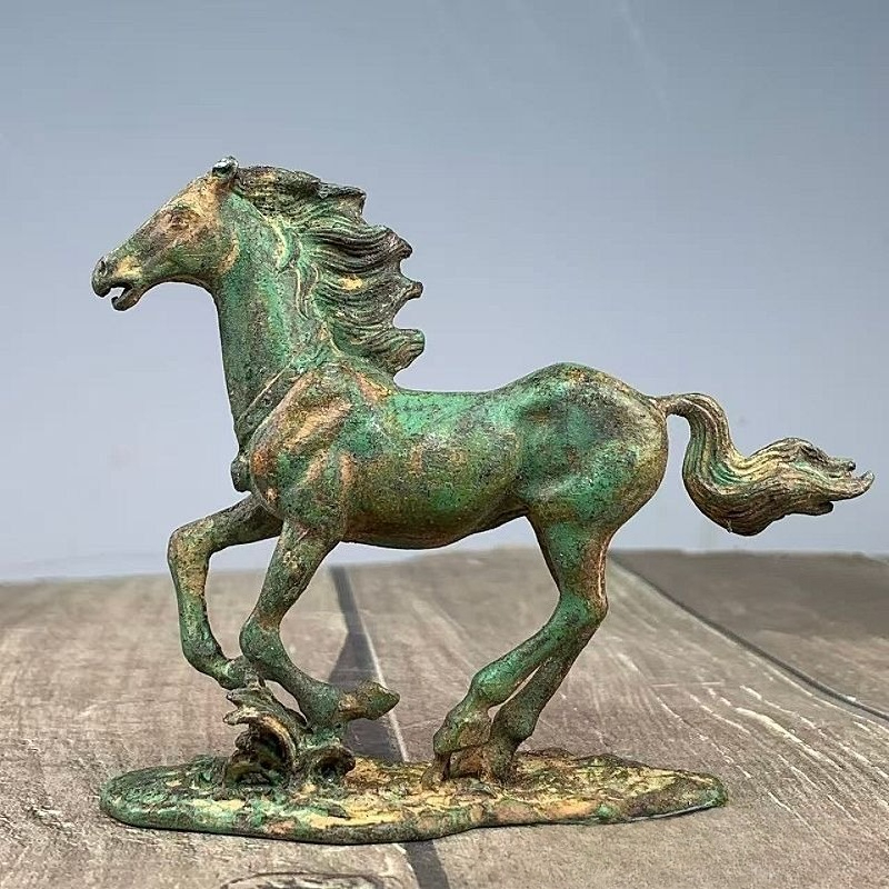 Antike Tierkreis-Pferdestatue  – Vintage Collectible Ornaments Bewertung und Preis